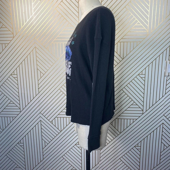 Anthropologie Sharlene Perkins Visions Of Change Top Graphic Thermal Size Small - Picture 7 of 11